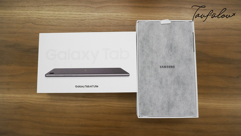 Galaxy Tab A7 Lite Picture unboxing