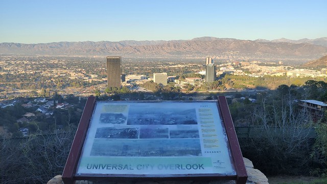 Universal City Overlook -  Mulholland Drive, Los Angeles, California