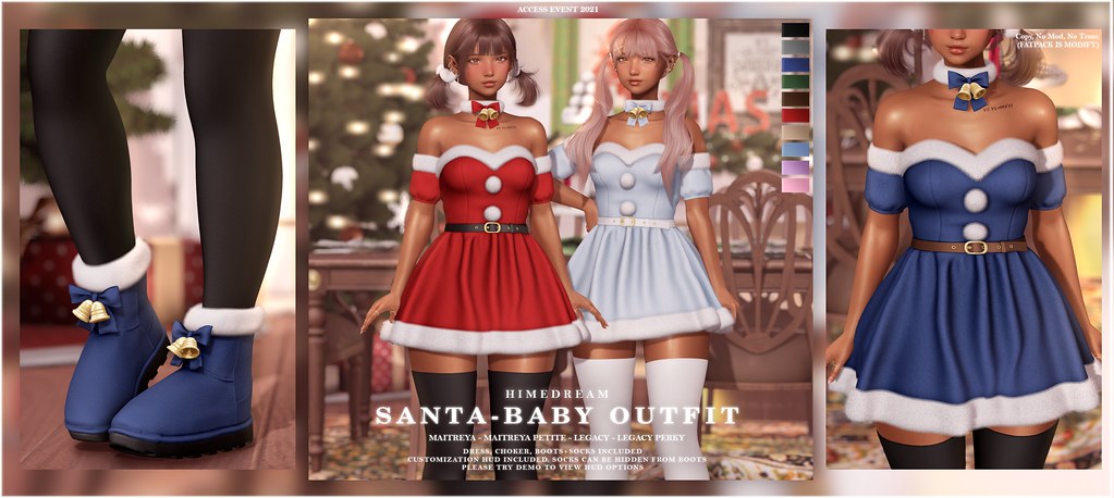 {HIME*DREAM} Santa Baby Outfit @Access - Holiday Round (GIVEAWAY)
