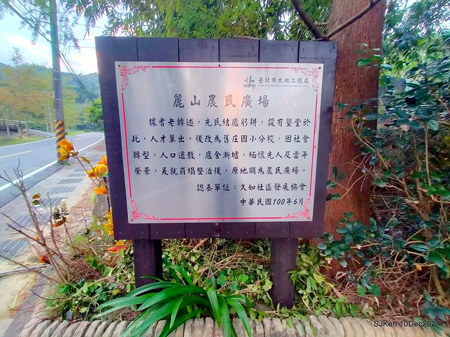Larix pine garden plaza at Nangang, Taipei, Taiwan, SJKen, Dec 10, 2021.