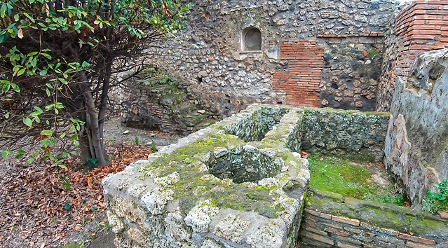 Peristyle with Lararium niche Pompeii Walk