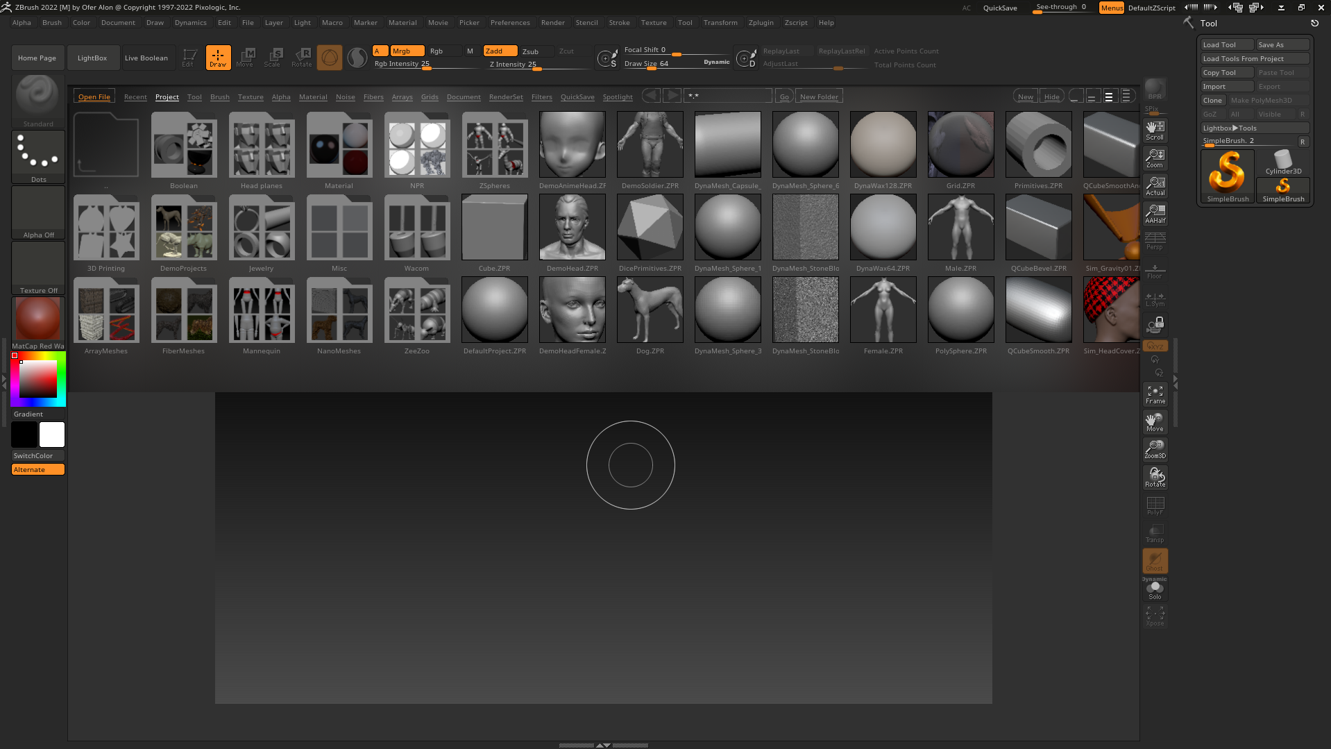 Working with ZBrush 2022 full