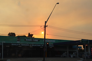 Sunset at Blair's Tyres, Forest Rd, Peakhurst