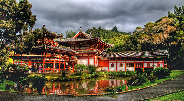 The Byodo-In Temple. Hawaii.
