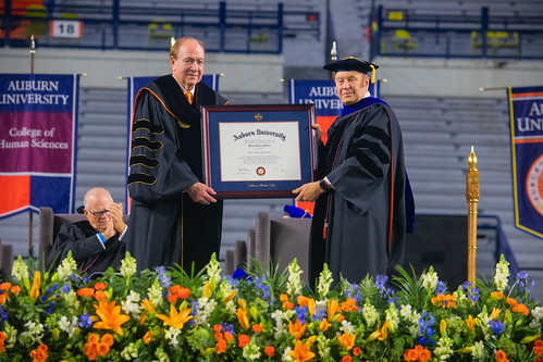 Walt Woltosz receives degree