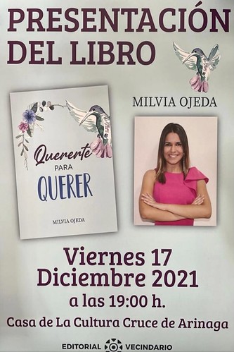Cartel de la presentación del libro "Quererte para querer" de Milvia Ojeda
