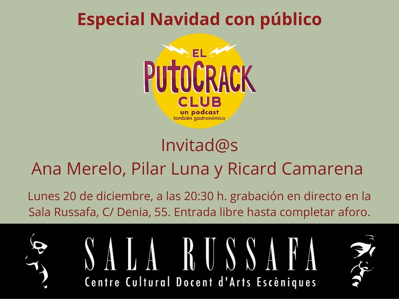 Podcast Especial Navidad El PutoCrack Club en Sala Russafa ok
