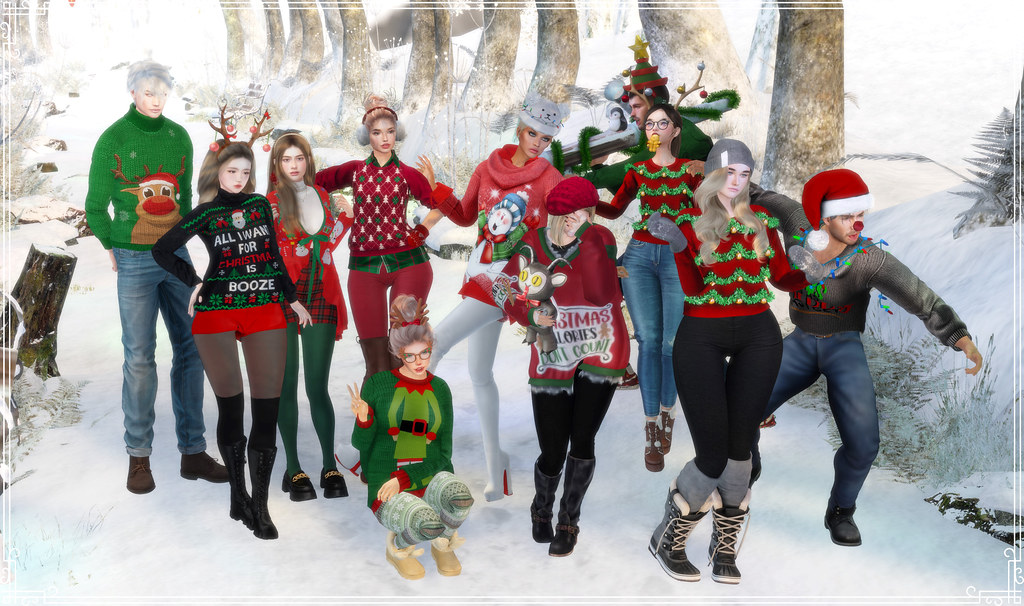 Beware! This is the most epic Ugly Christmas Sweater Gang of 2021!