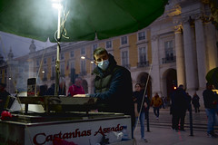 That time of year roasted chestnut sellers appear on the streets #autumn #downtown #lisbon #portugal