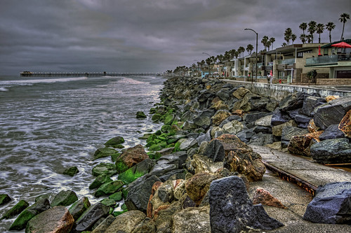 O'Side South Strand 1-12-9-21-5Dii-17X40 by rod1691, SoCal Rainy Sunrise South Pacific Strand Oceansideflickrpro southern california dawn united states n
