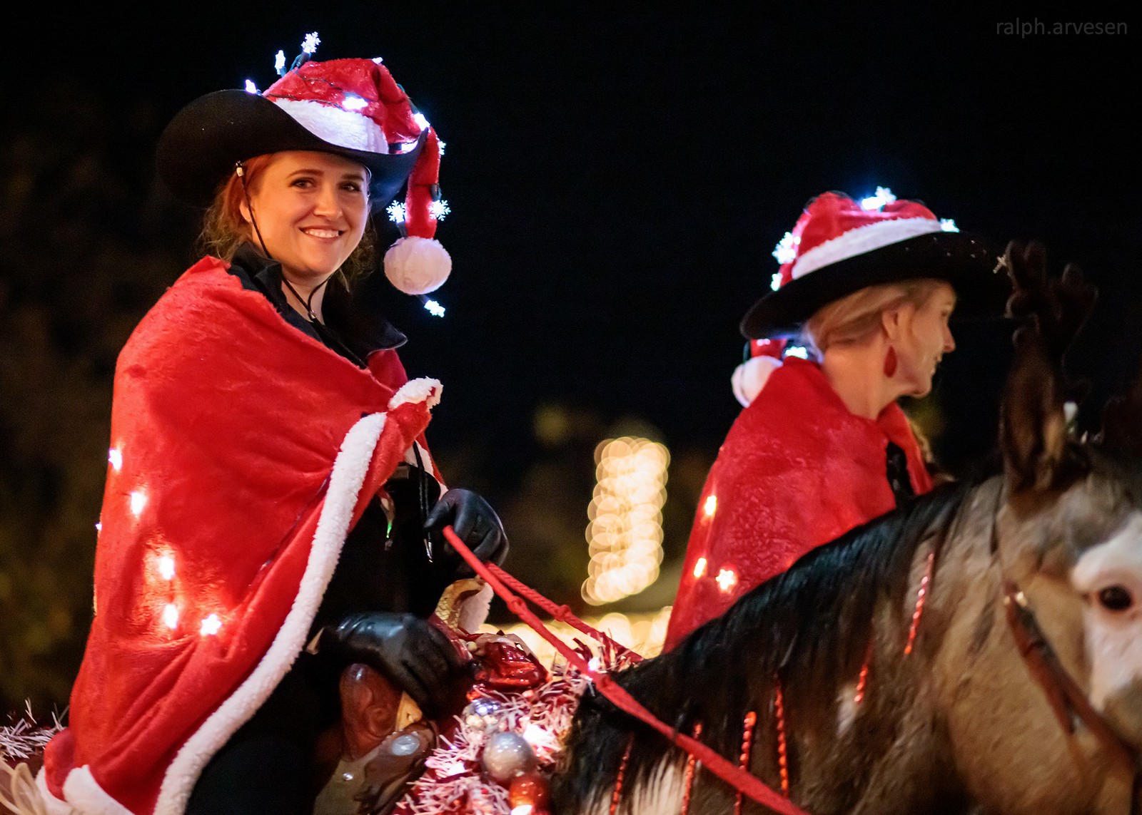 Lighted Hooves ad Wheels Parade | Texas Review | Ralph Arvesen