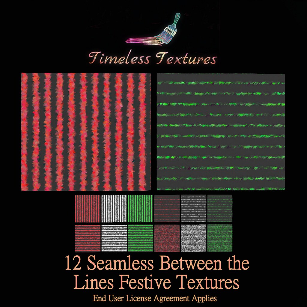 2021 Advent Gift Dec 12th –  12 Seamless Between the Lines Festive Timeless Textures