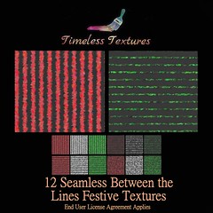2021 Advent Gift Dec 12th -  12 Seamless Between the Lines Festive Timeless Textures