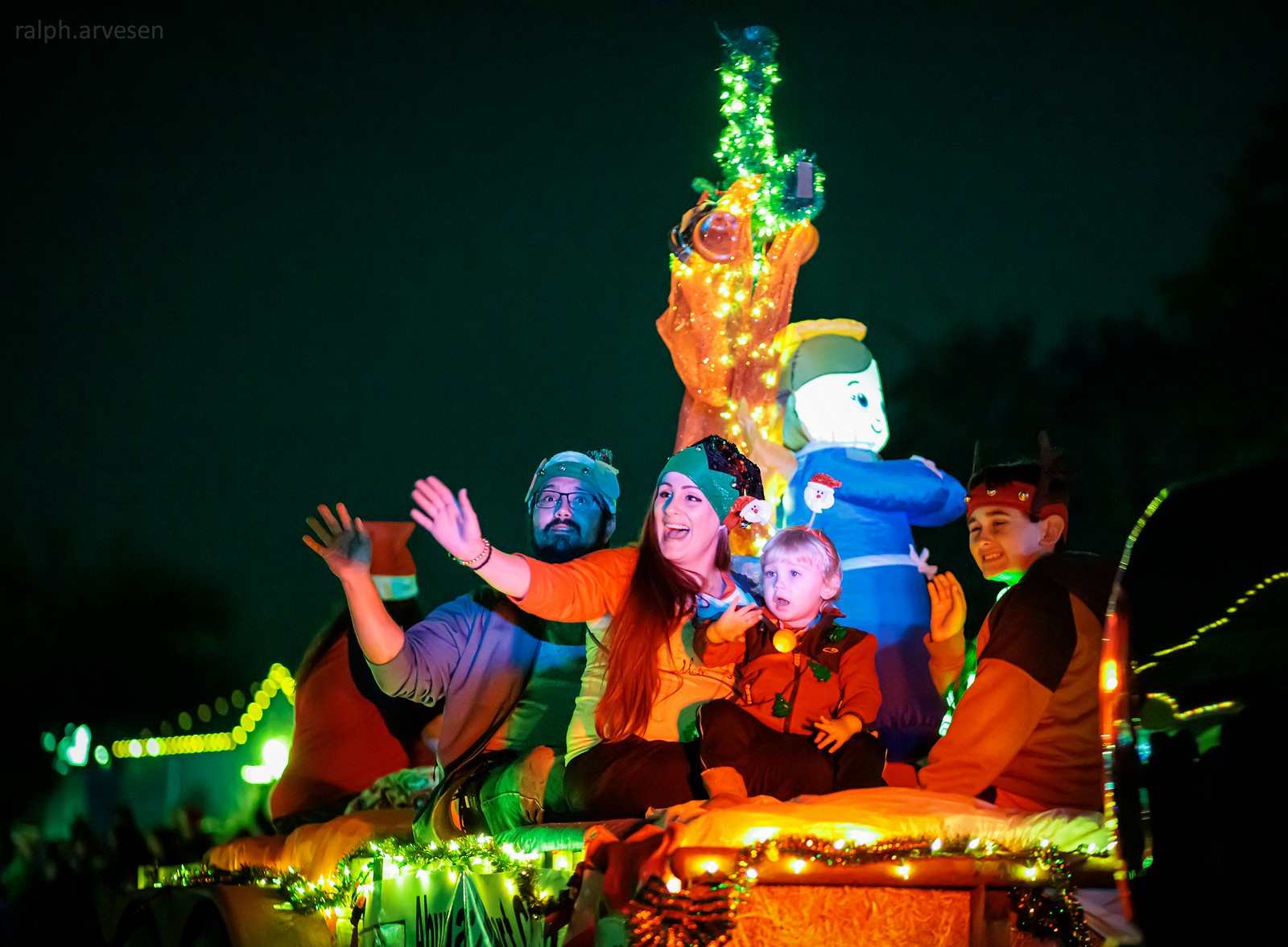 Light-up Christmas Parade | Texas Review | Ralph Arvesen
