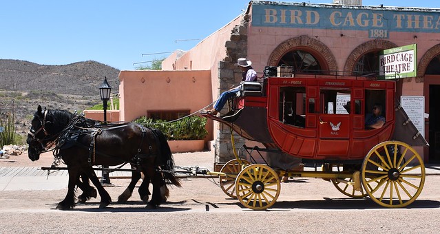 Butterfield Stage Coach on the streets @ Tombstone, Arizona