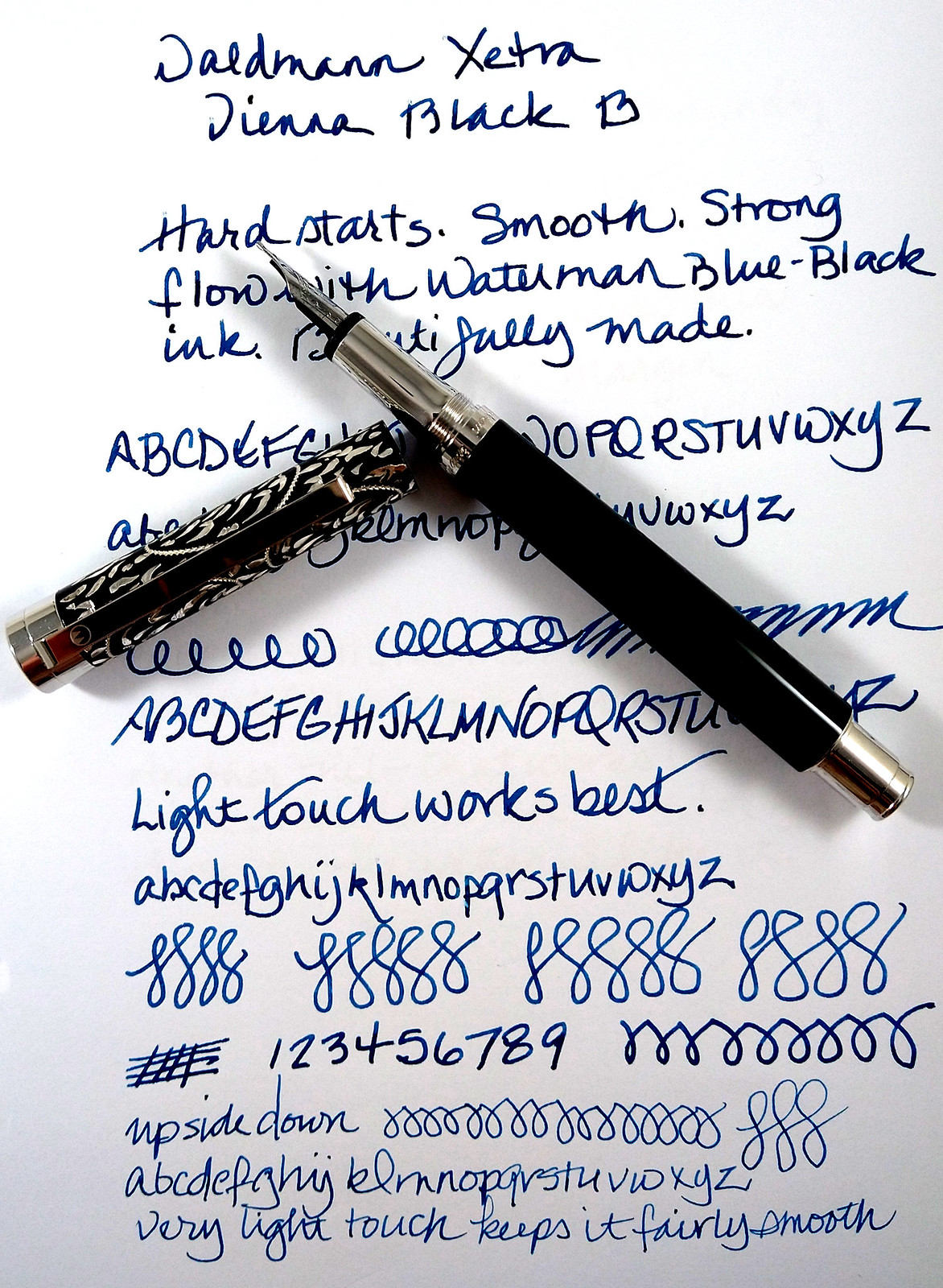 Waldmann Blue Ink Review & Giveaway - Pen Chalet