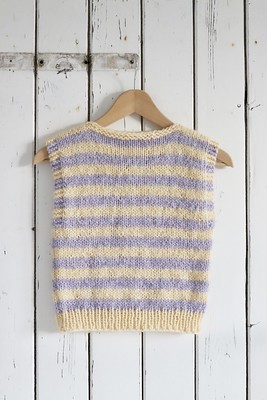 new knitting pattern - easy peasy striped spencer