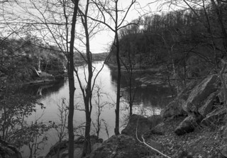 The Potomac River at Mather Gorge