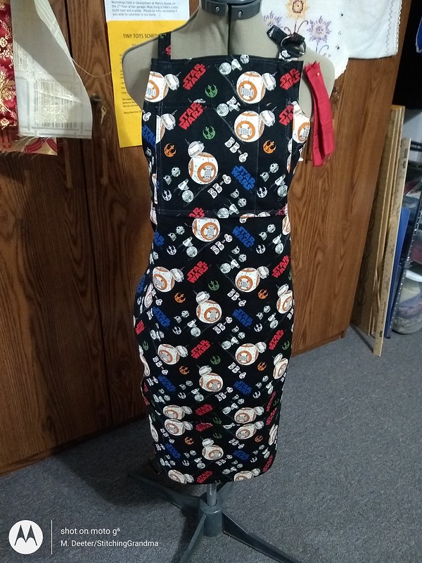 Dad sized apron for son in law