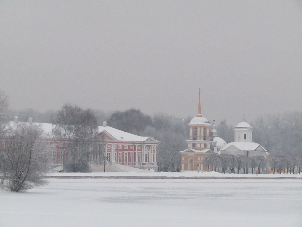 Kuskovo after snowfall