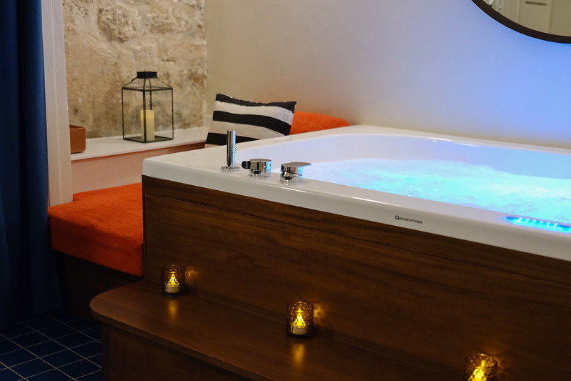 The Bain des Sens mini-spa at the Hotel Saint-André des Arts