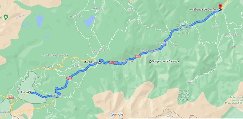 Pirineos: Excursión a Villafranca de Conflent (Patrimonio Mundial). - De viaje por Francia: diarios, viajes y excursiones en coche. (4)