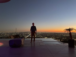 Views from Steven's Hollywood Hills pad