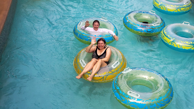 Sue & Her Mom In The Lazy River