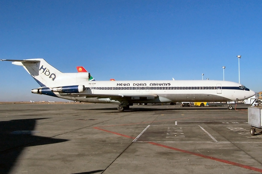 9Q-CHF Boeing 727-232(Adv) HBA (Hewa Bora)