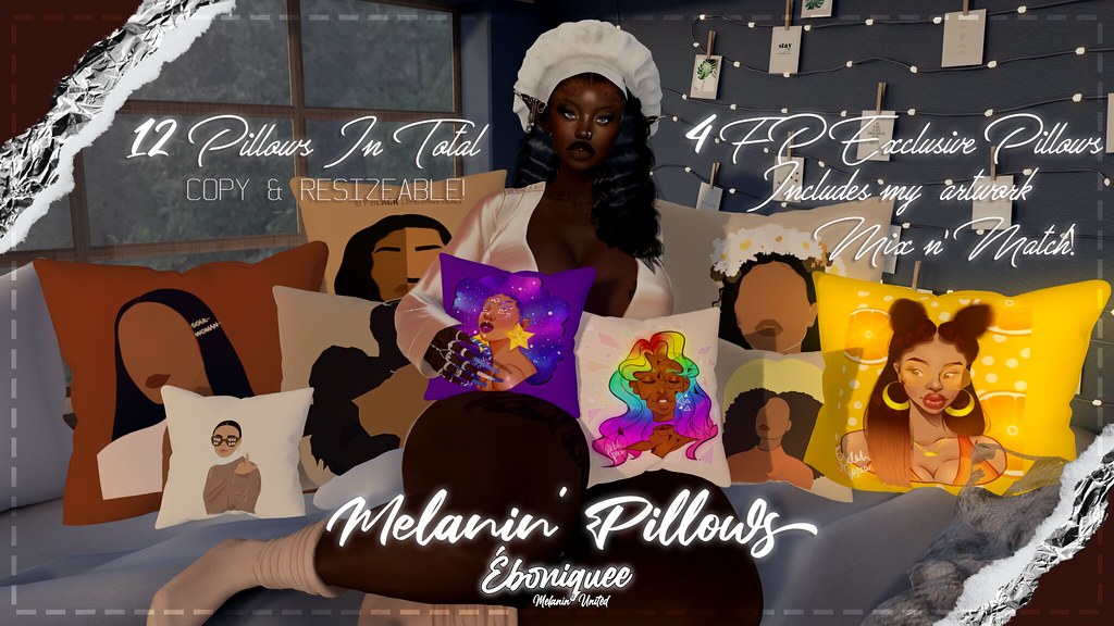 Éboniquee x THIRSTY – 'Melanin Pillows'