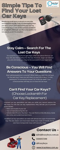 How Do I Find My Lost Car Key? Krazy Keys