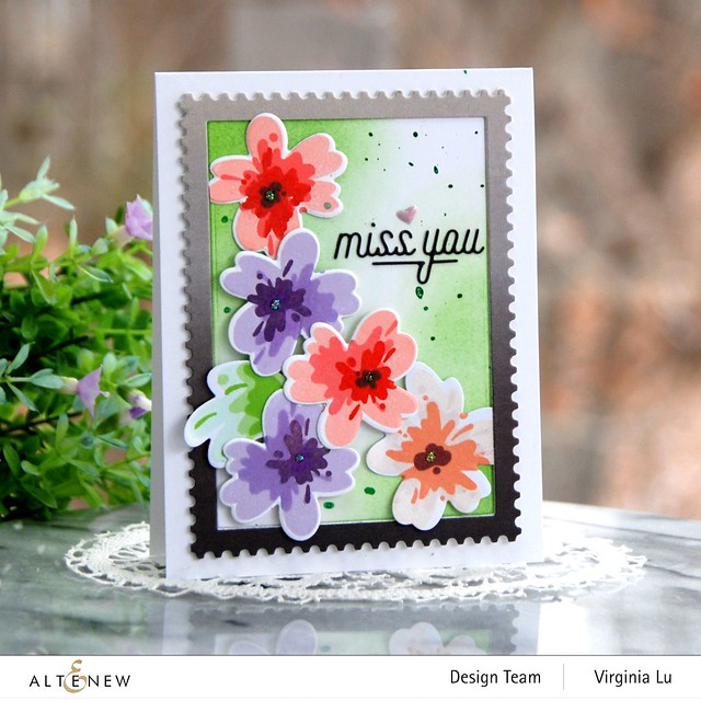 Altenew-Mega Stamp Frame Die Set-Colorful Soul Stamp & Die Bundle-Altenew Blends Paper Pack (2)