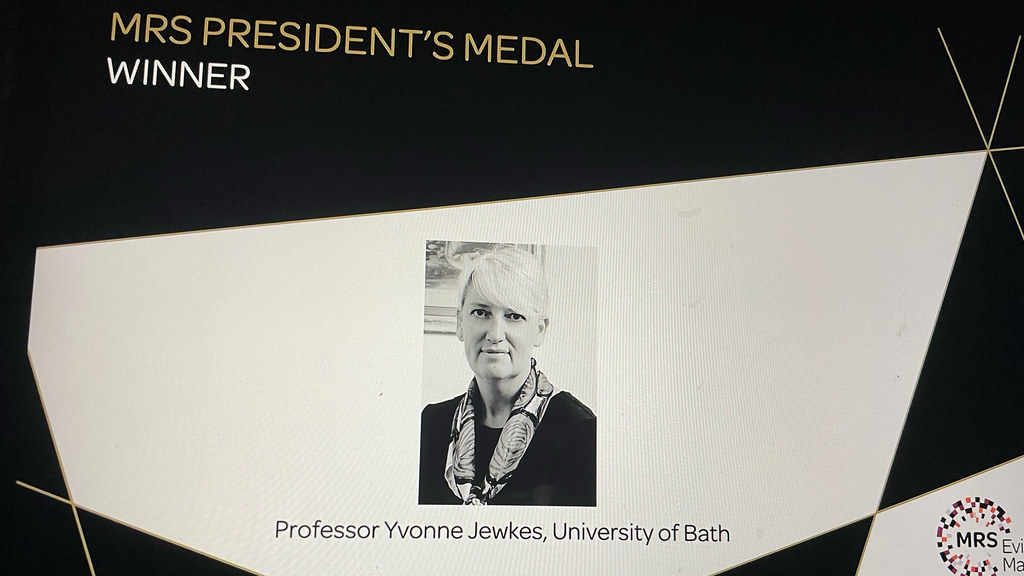 Professor Jewkes / MRS President's Medal