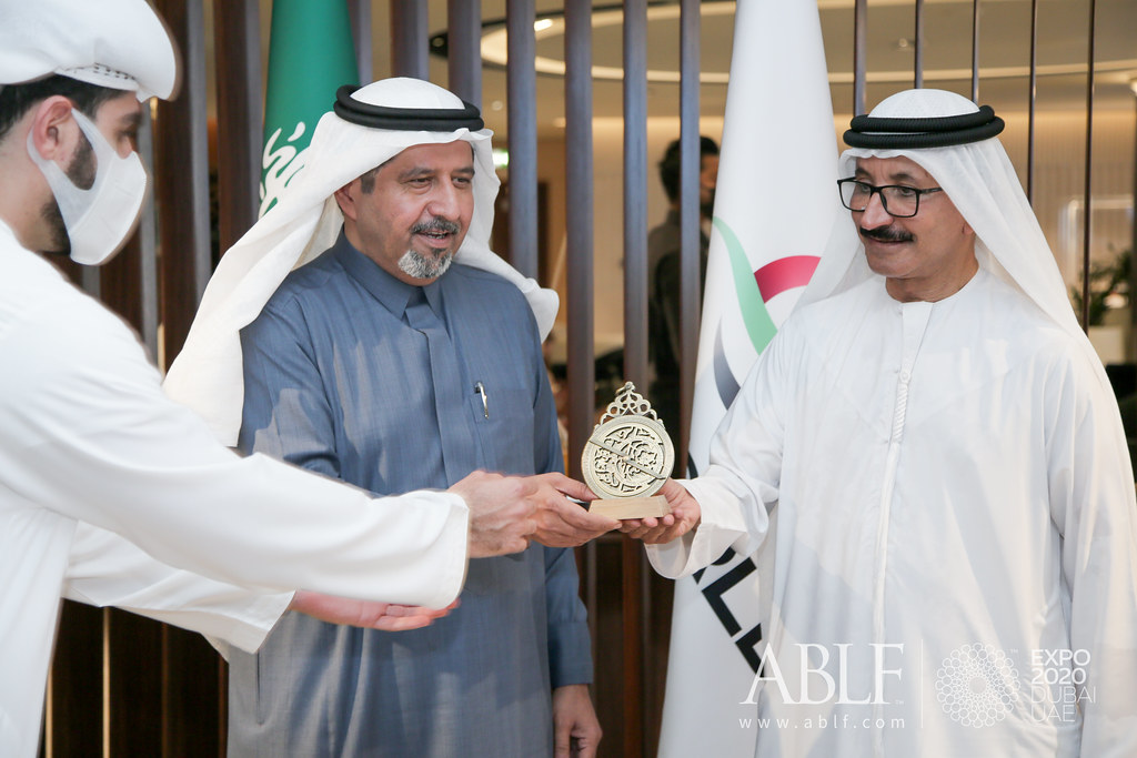 (L-R) H.E. Eng Bader Abdullah Al-Dulami, Vice Minister of Transport and Logistics Services, KSA and H.E. Sultan Bin Sulayem, Chairman, DP World, UAE