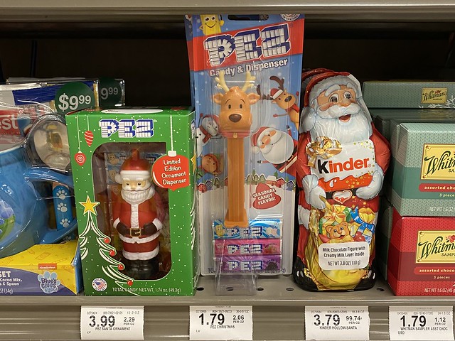 Pez Christmas Ornament and Reindeer Publix