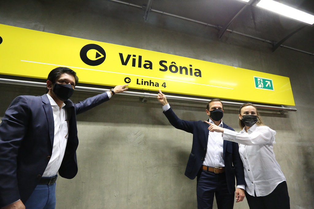 Entrega da Estação da Vila Sônia Linha 4 - Amarela do Metrô
