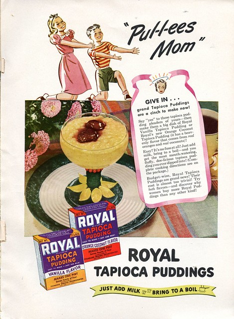 Royal Tapioca Puddings 1942