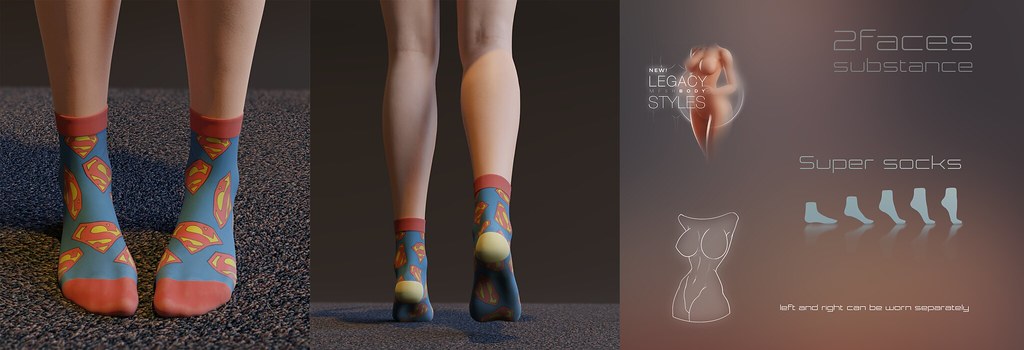 Super socks – Legacy F, Meshbody F