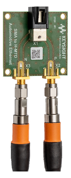 Example of MDI connector with H-MTD and SMA.