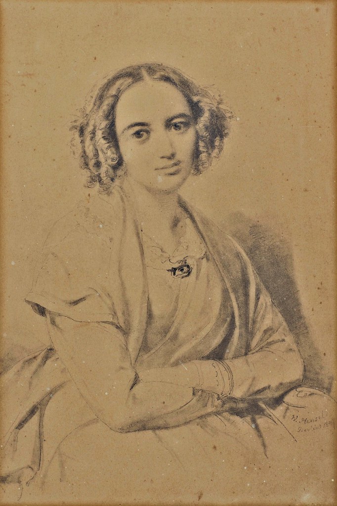 Wilhelm Hensel (1794-1861) - Fanny Mendelssohn Bartholdy [Hensel]