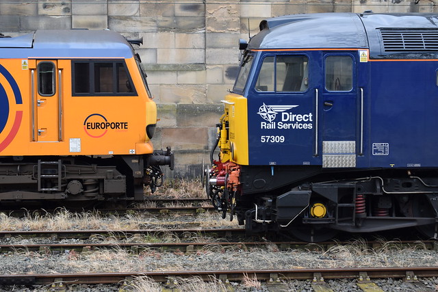 92032 and 57309 at Carlisle Citadel.