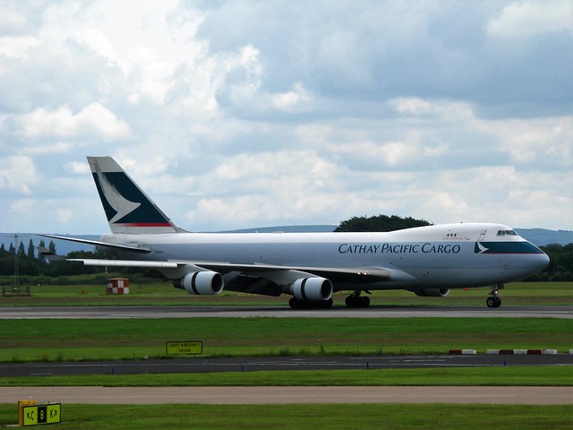 Cathay Pacific Cargo, Boeing 747-467FER (B-LID) At Manchester Airport 14/7/12
