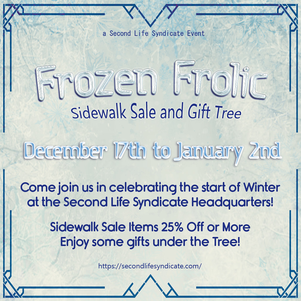 Frozen Frolic – Sidewalk Sale & Gift Tree