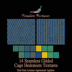 2021 Advent Gift Dec 18th -  14 Seamless Gilded Cage Hedonism Timeless Textures