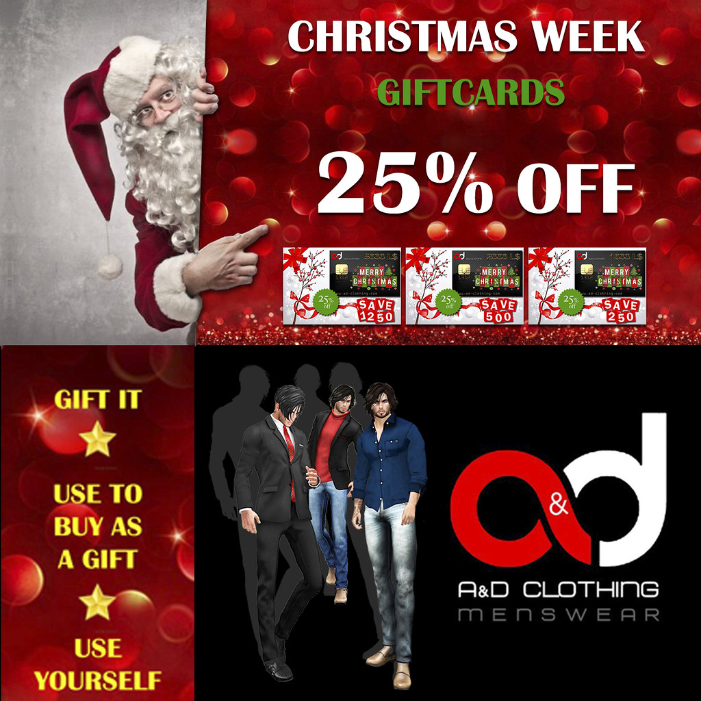 ! A&D Clothing – Christmas Week !!!