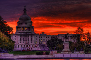 Capitol & Grant Memorial sunrise