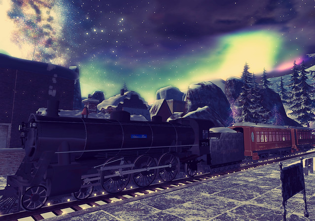 Dreamz Express  - Train Under Northern Lights