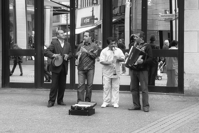 [P155] Street musicians, Köln, Deutschland