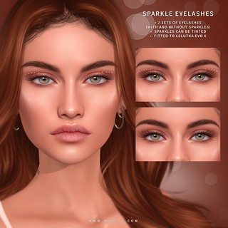 Sparkle eyelashes - For Lelutka Evo X (Free) | by Veronika Blackwood