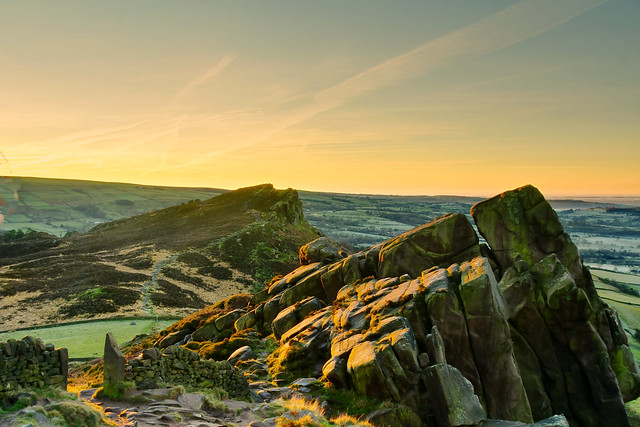 Dawn on The Roaches, Peak District